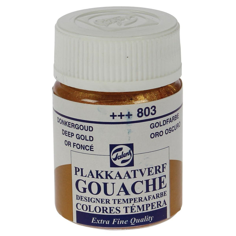 Talens – Gouache Extra Fine, Flasche mit 16 ml, Dunkelgold