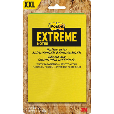 Post-it - ® Extreme Notes, ft 114 x 171 mm, 2 Blöcke à 25 Blatt, verschiedene Farben