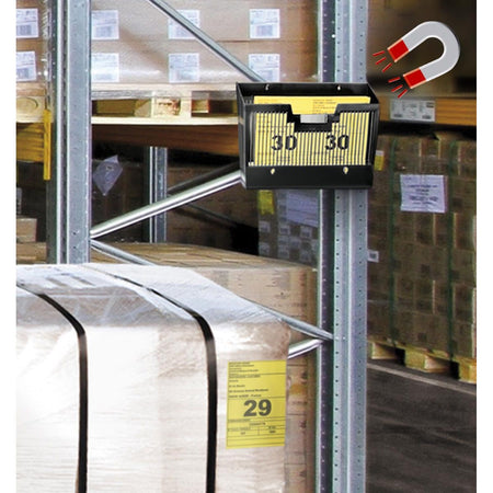 CEP - First Wall Prospekthalter horizontal, 1 Fach, magnetisch, schwarz