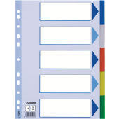 Esselte - Tabs A4 11R PP 5-teilig
