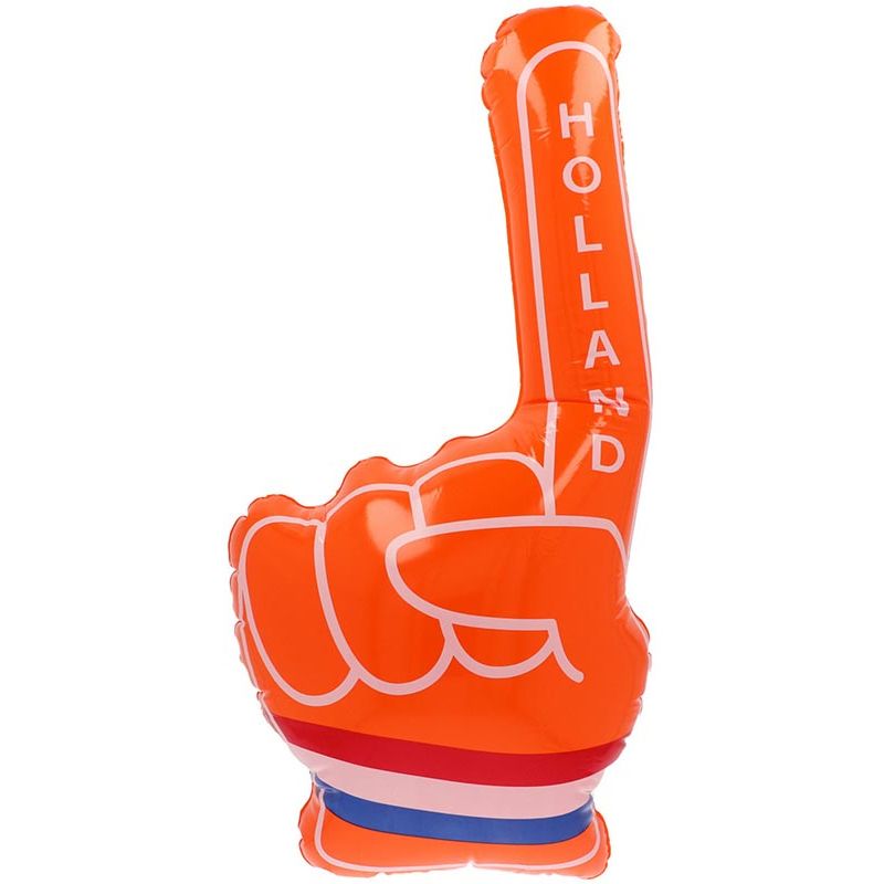 DBV -  Oranje hand, opblaasbaar