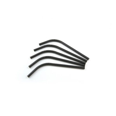 gebogenes Trinkhalmpapier schwarz ø8mm x 210mm 100 Stück
