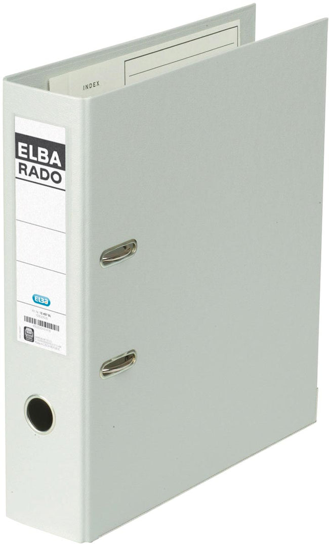 Elba - Rado Plast Ordner, grau, Rücken 8 cm