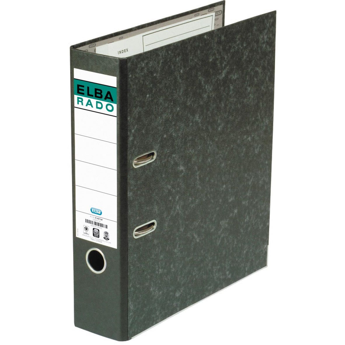 Elba - Rado-Ordner, ft Folio, aus Pappe, Rücken 8 cm, schwarz