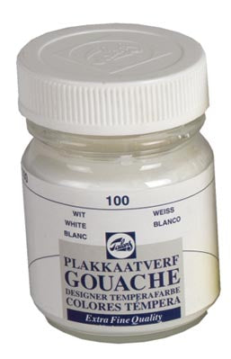 Talens - Plaque Vef Extra Fine 50 ml Flasche, weiß
