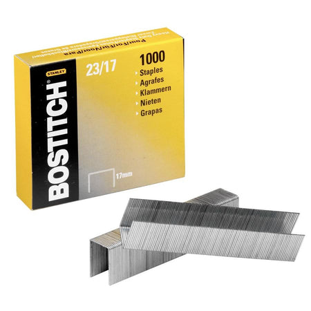 Bostitch - Heftklammern 23-17-1M, 17 mm, verzinkt, für 00540, HD-23L17, HD-12F
