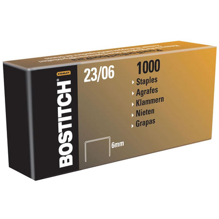 Bostitch - Heftklammern 23-6-1M, 6 mm, verzinkt, für PHD60, B310HDS, HD-23L17
