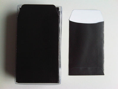 Klika - Kraftbeutel schwarz 16x23cm 70gr 100 Stück 4 Stück