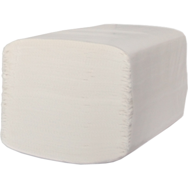 Cleaninq - ALTERNATIVE Handtuch V-Faltung 24x21cm WEISS weich 3200 Stück