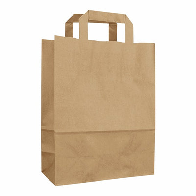 Klika - Tragetaschen braun Kraft 26/12x36 250 Stück 3 Stück