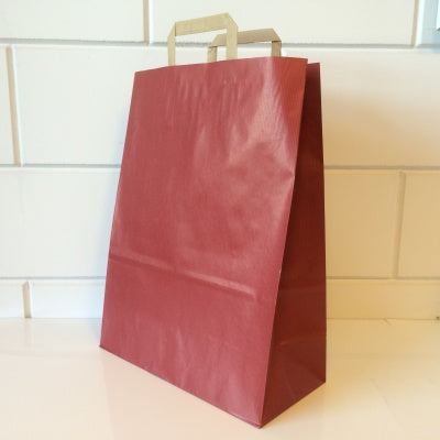 Klika - Tragetaschen rot Kraft 32/15x43cm 250St 2 Stück