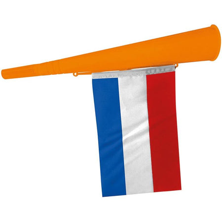 DBV -  Oranje toeter, met vlag