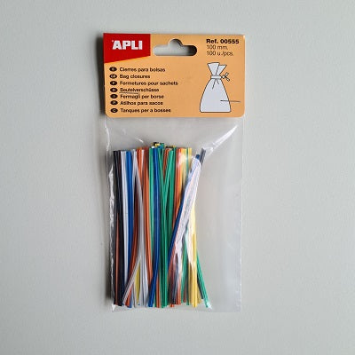 Klika - Planoclip Beutelverschluss 100mm sortiert 100 Stück 40 Stück