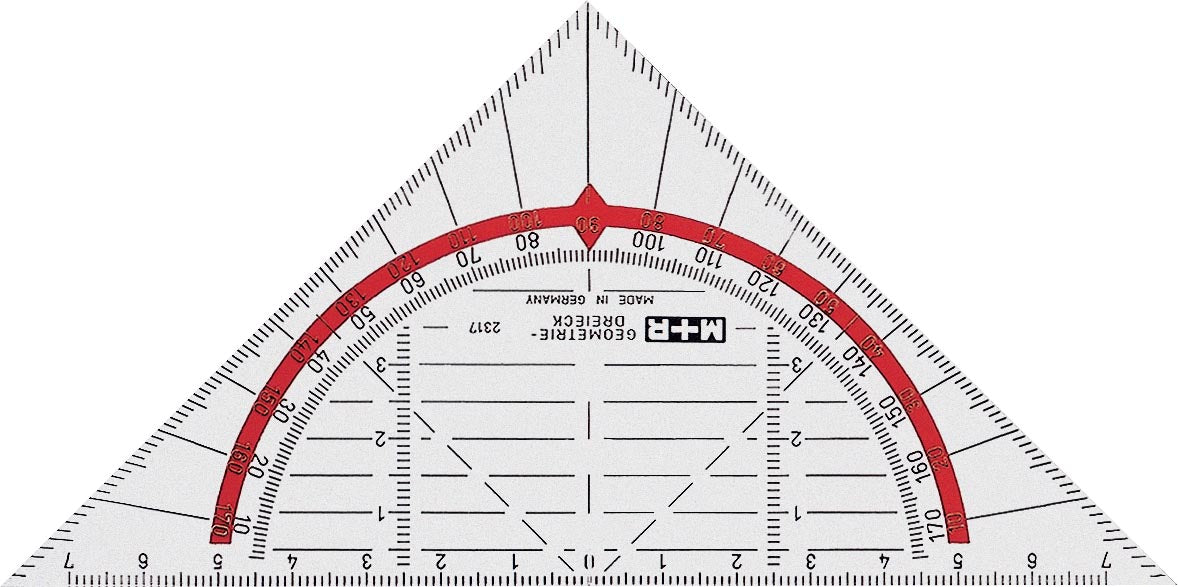 M+R - Winkelmesser, 16 cm