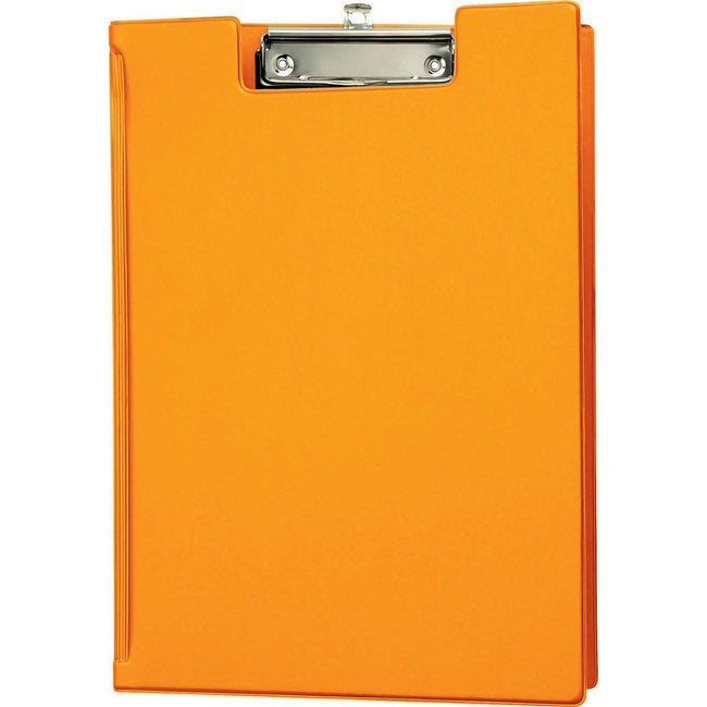 Maul - Klemmmappe A4 hoch mit Stiftschlaufe PVC neonorange