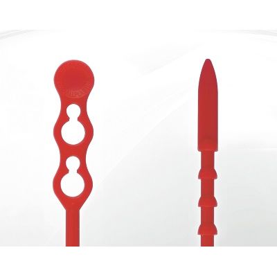 Klika - Wiederverschließbarer Krawattenverschluss 180 mm rot 3 Stück