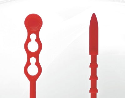 Klika - Wiederverschließbarer Krawattenverschluss 180 mm rot 3 Stück