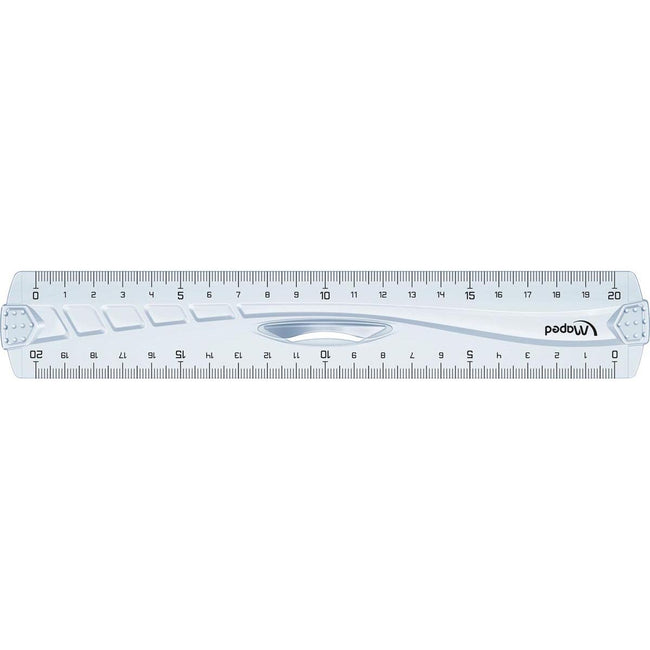 Maped - Dezimeterlatte Geometrisches Doppeldezimeter, 20 cm