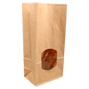 Klika - Tasche | Blockbodenbeutel | Papier + PP | 115/72x246mm | braun | 400 Stück