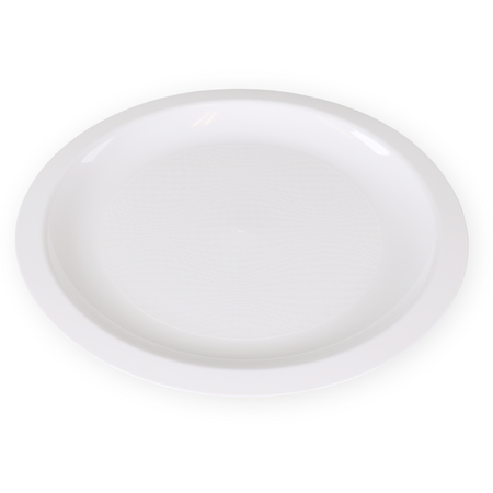 Goldplast - Platte | Dessertteller | Wiederverwendung verwenden | wiederverwendbar | rund | 1 Fach | pP | Ø18cm | weiß | 340 Stück