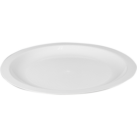 Goldplast -  Bord | dessertbord | Use reuse | reusable | rond | 1-vaks | pP | Ø18.5cm | wit | 600 stuks