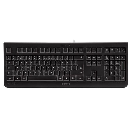 CHERRY -   KC 1000 toetsenbord Thuis USB Zwitsers Zwart