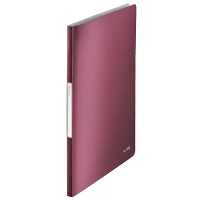 Leitz - Lbum Style, A4, aus PP, 40 Beutel, Granatrot