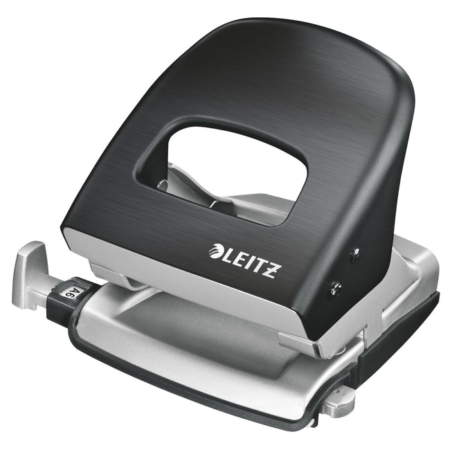 Leitz - Locher NeXXt Style, 30 Blatt, schwarz