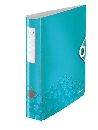 Leitz - WOW Ordner Active Rücken 6,5 cm, eisblau,