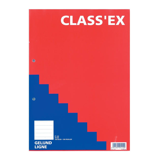 Classex - Class'ex-Kursblock, liniert, Block mit 100 Blatt