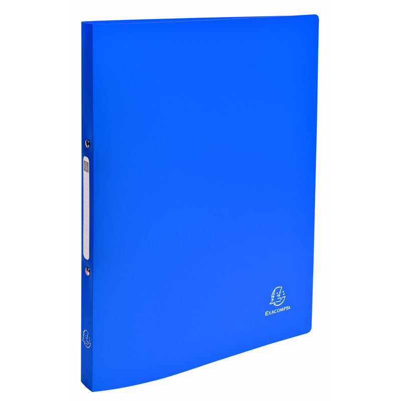 Exacompta - Ringordner A4 2-Ring O-Mech 15mm PP blau | 20 Stück