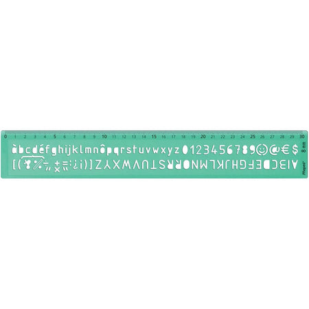 Maped - Buchstabenvorlage, 8 mm