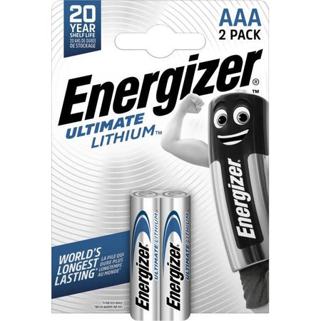 Energizer - Batterien Lithium AAA, Blister mit 2 Stück