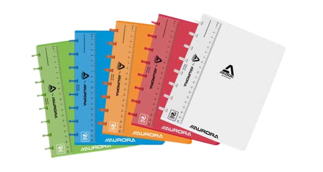SCHRIPTE ADOC COLORLINES A5 Fenster 5x5mm 144BLZ 90gr PP Assorti | 10 Stück
