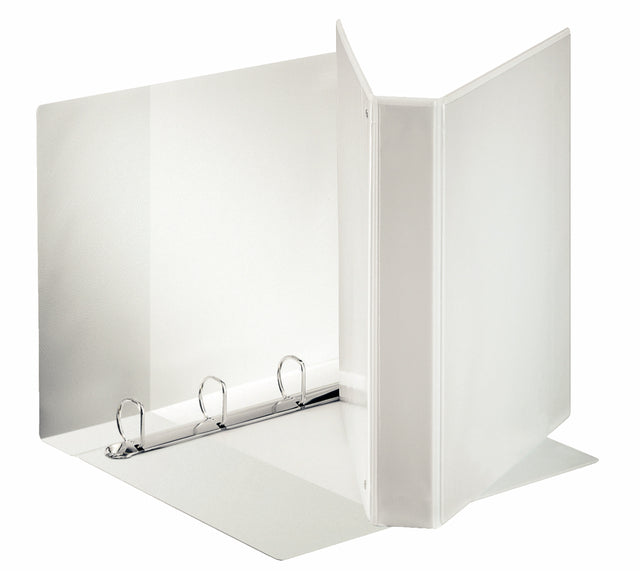 Präsentationsband Esselte A4 Maxi 4-Ringe D-Mech 30mm Weiß
