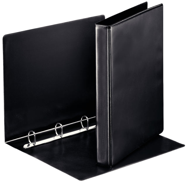 Präsentationsband Esselte A4 4-Ringe D-Mech 25mm schwarz