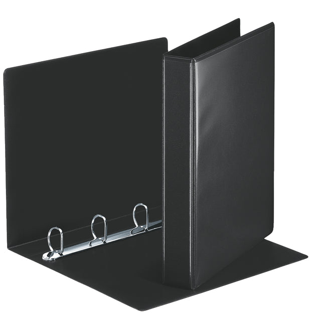 Präsentationsband Esselte A4 4-Ringe D-Mech 30mm schwarz