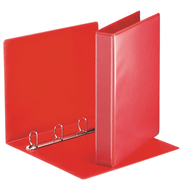 Präsentationsband Esselte A4 4-Ringe D-Mech 30mm rot