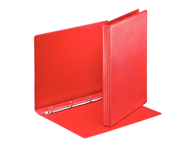 Präsentationsband Esselte A4 4-Ringe o-mech 16mm rot