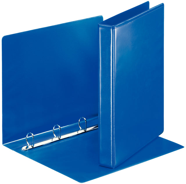 Präsentationsband Esselte A4 4-Ringe D-Mech 25mm Blau