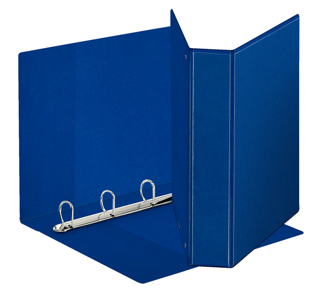 Präsentationsband Esselte Deluxe A4 4-Ringe D-Mech 30mm Blau | 10 Stück