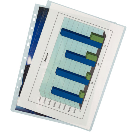 Leitz - iLAM Laminierfolie ft A4, 160 Mikron (2 x 80 Mikron), perforiert, Packung à 100 Stück