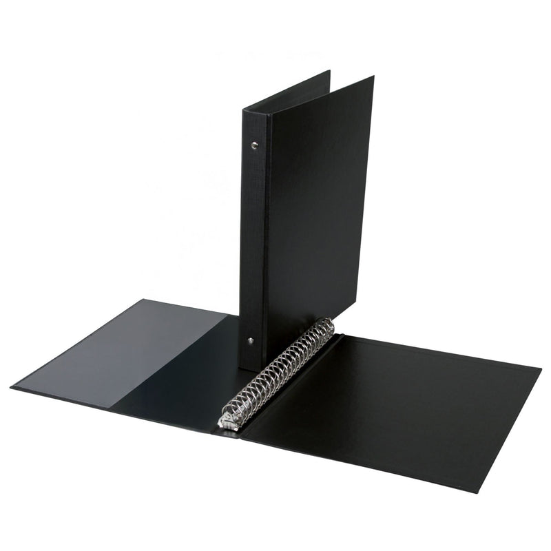 Quantore - Ringordner A4 23-Ring O-Mech 19mm PP schwarz | 20 Stück