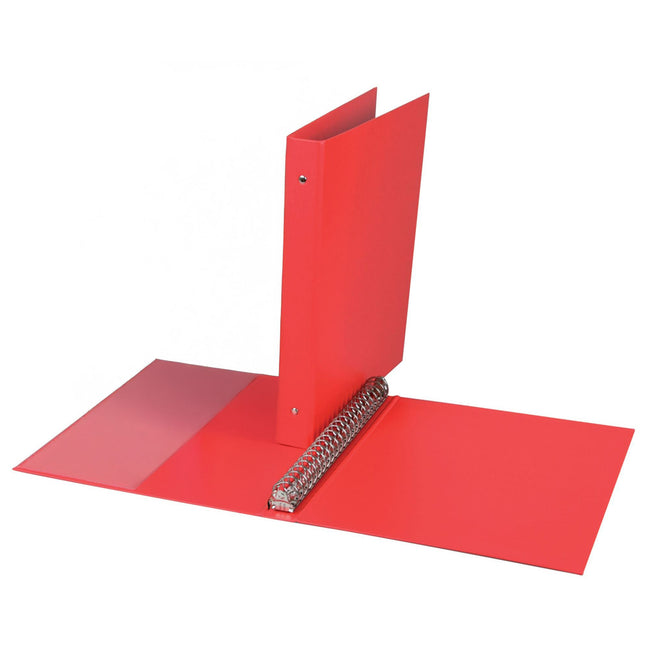 Quantore - Ringbuch A4 23-Ring O-Mech 19mm PP rot