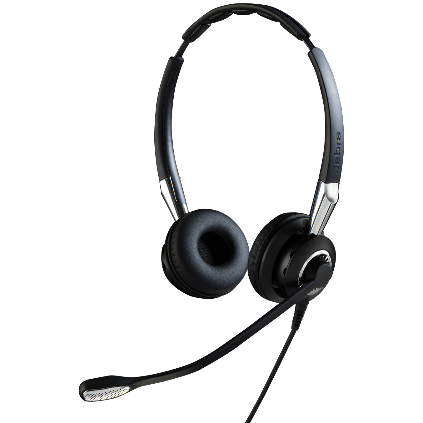 JABRA -   BIZ 2400 II Headset Bedraad Hoofdband Kantoor/callcenter Zwart, Zilver