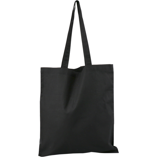 Klika - Tas | Baumwolle | Porträt | Wiederverwendbar | 38x42cm | Üppiger Tasche | Schwarz | 10 Stück