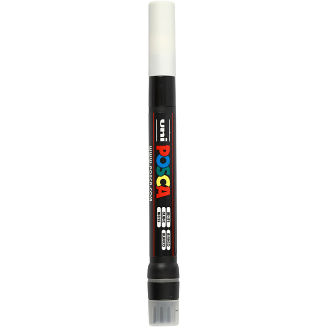 Posca - Paintmarker Uni PCF350 Pinsel 1-10mm weiß