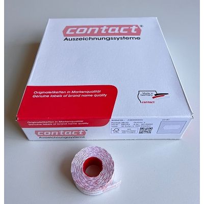 Klika - Label 2612 weiß permanent 2-fach 63.000