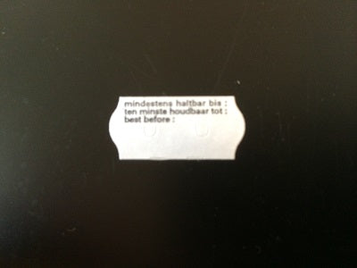Klika - Label 2612 Gefrierschrank Mind.h.b/THT/Best 3 Stück