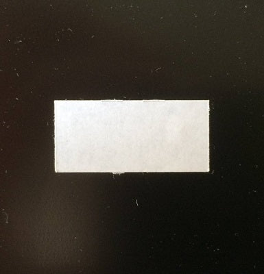 Klika - Label 2612 Rechteck weiß Dauerwelle 2 Schlitz 54 3 Stück